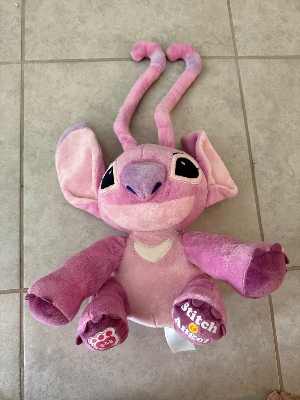 Disney x Build-A-Bear Pink Angel Stitch Plush